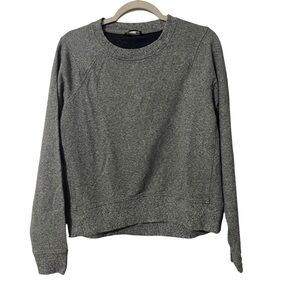 Lululemon Athletica Crewneck Sweatshirt Soft Heather Dark Gray Women's Comfy